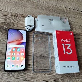 Xiaomi Redmi 13 6GB+2GB/128GB Midnight Black-Záruka