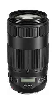 Objektiv Canon EF 70-300 mm f/4-5.6 IS II USM + clona