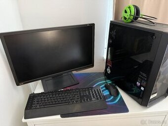 PC bez grafické karty s monitorem Zowie 144HZ