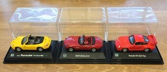 Modely aut 1:72 Cararama Porsche, BMW, Audi
