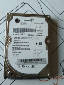 Prodám HD Seagate HDD 2,5'' HDD 60GB 60,00 SATA II 2,5"