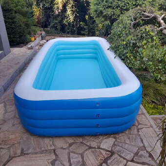 XXXL EXTRA VELKÝ NAFUKOVACÍ BAZÉN 380x185x66cm