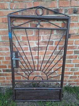 Ocelová branka 130x80