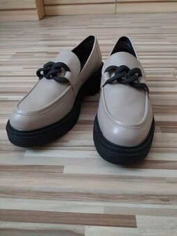 DÁMSKÉ POLOBOTKY | ÚPLNĚ NOVÉ | BÉŽOVÉ | MARCO TOZZI