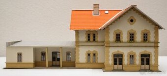 Drážní budovy - modelová železnice H0 (1:87)