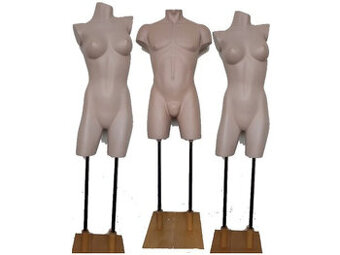 Figuríny/torza  - do výlohy nebo do prostoru prodejny