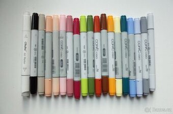 Nové lihové markery Copic Ciao - 18 ks - 1