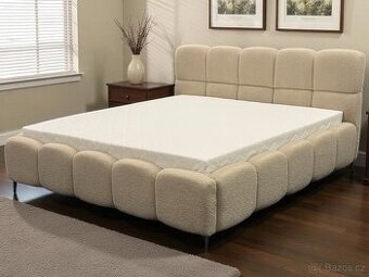 Manželská postel , uplne nový . Bezový  | 180x200