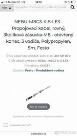 festo propojovací kabely 29ks  automatizace