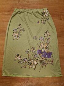 Zelená sukně, vel. S