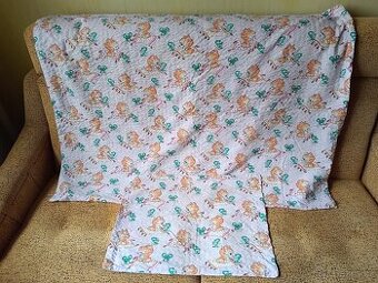 NOVÉ povlečení do dětské postýlky 135 x 100 cm, polštářek 60