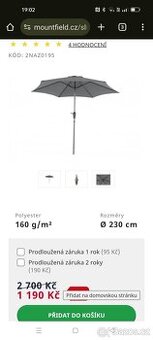 Zahradní slunečník