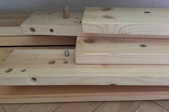 Jednolůžková postel bez roštu nová, nepoužitá