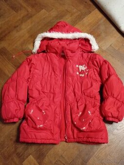 dětská zimní bunda - velikost 128