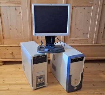 Pc skříň se zdrojem 2x, Monitor HP