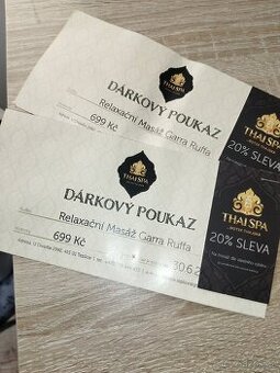 Dárkový poukaz na thajskou masáž