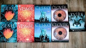 Sada encyklopedií DK: Člověk, Zvíře, Země, Vesmír, Česko