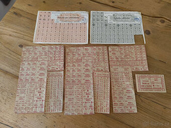 Potravinové lístky + Šatenky