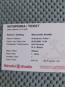 Opera Don Giovanni - Wolfgang Amadeus Mozart