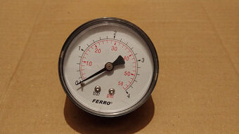 Tlakoměr (manometr) Ferro 0-4 bar