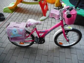 Dětské kolo růžové 18"