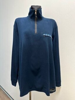 Modrá pánská mikina