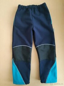 Softshell. kalhoty vel. 116 Veselá nohavice tmavě modré