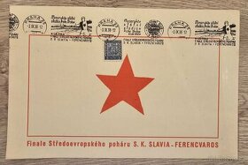 Slavia Praha - pamětní list 1938
