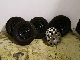 Plechové disky 5x112 r15 s letnimi pneu 195/65