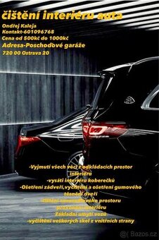 Čistění interiéru aut