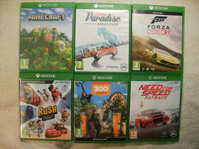 Hry na XBox ONE - Nové a 1 - 2 x hrané - Ceny v textu