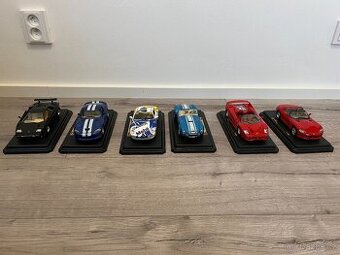 Bburago 1:24 sbírka 6x modelu aut ve skvělém stavu