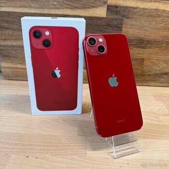 iPhone 13 128GB, červený, 100% baterie (rok záruka)