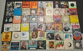 Celá sbírka LP desek velikosti "7" - 1