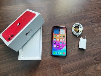iPhone 11 128gb Red kapacita baterie 94%