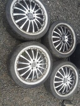 Prodám ALU 5x112 R19 s pneu 225/35 ZR19