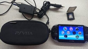PS Vita + příslušenství + hra