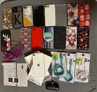 iPhone SE 2020 White + powerbanka + příslušenství