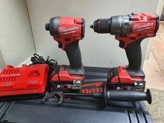 Sada Milwaukee 18v, M18 FID3 a M18 FPD3