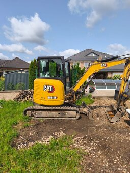 Pásové otočne rypadlo CAT 303.5E 2020