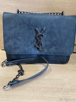 YSL Elegantní Luxusní kožená černá kabelka