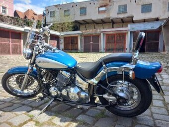 Yamaha XVS 650 Dragstar, nízký nájezd 24.488 km. Rv. 1998.