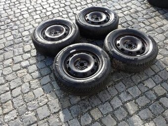ZIMNÍ PNEU + DISKY 195/65R15 SEAT ŠKODA VW