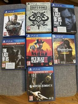 Hry / sběratelské edice na Playstation 4