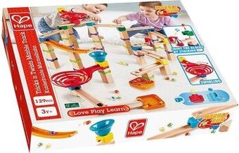 Hape dřevěná kuličková dráha