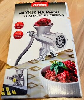 Mlýnek na maso s tvořítkem na cukroví