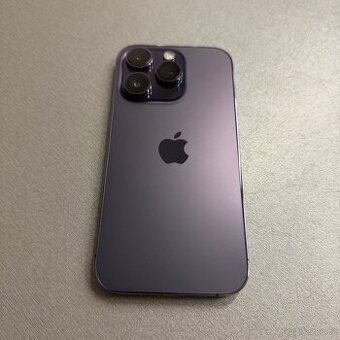 iPhone 14 Pro 256GB fialový, jako nový bez škrábance - 1