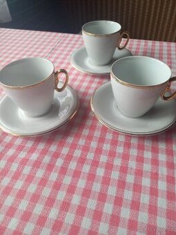 Retro šálky s podšálky