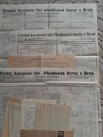 Kurzovní list plodinové burzy