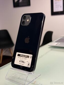 iPhone 12 - 64GB - 100% BAT - 6M ZÁRUKA